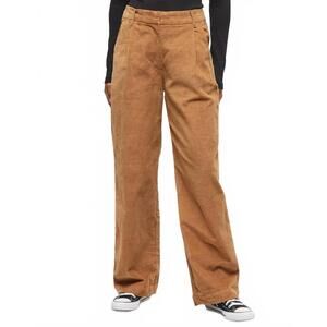 NEW YEST nancy corduroy wide leg pant in dark camel